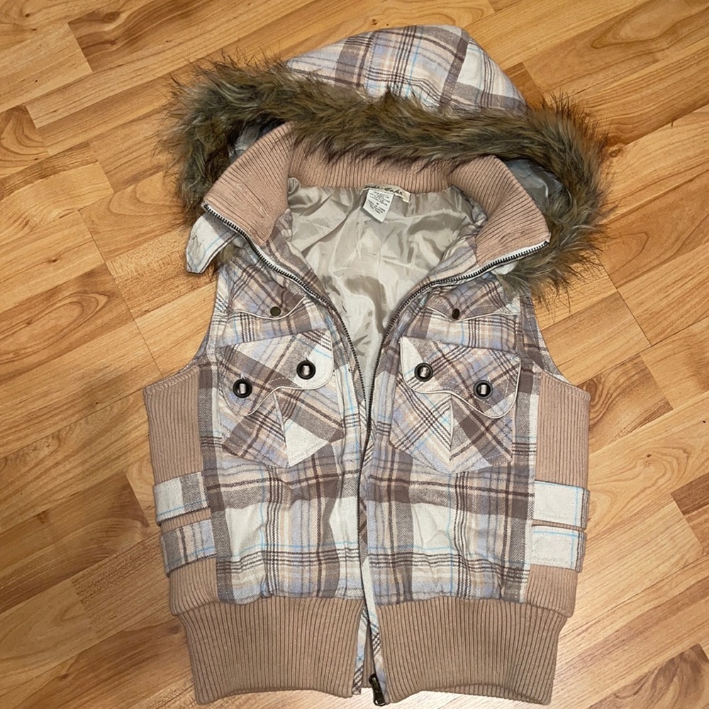 Plaid Vest